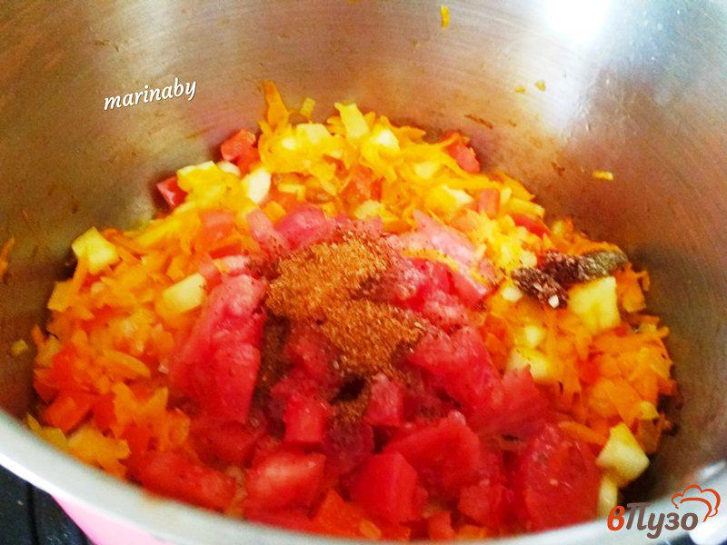 Фото приготовление рецепта: Суп с фрикадельками и овощами шаг №7