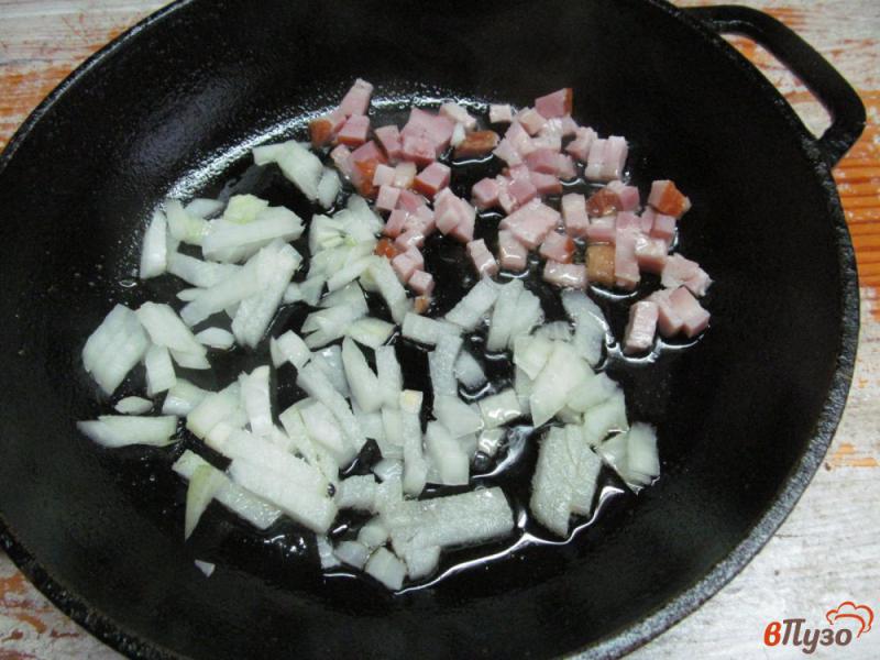 Фото приготовление рецепта: Драники с грибами и копченой грудинкой шаг №1