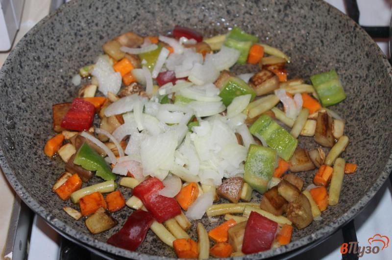 Фото приготовление рецепта: Овощное рагу с брокколи и цветной капустой шаг №3
