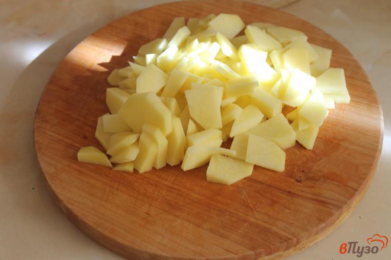 Фото приготовление рецепта: Жареный картофель с маслятами и луком по - сельски шаг №1
