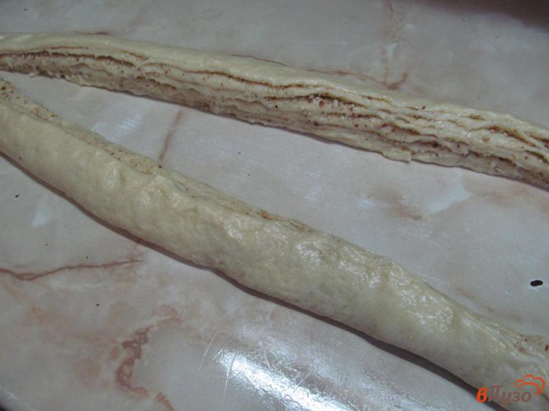 Фото приготовление рецепта: Пирог с начинкой из арахиса шаг №10