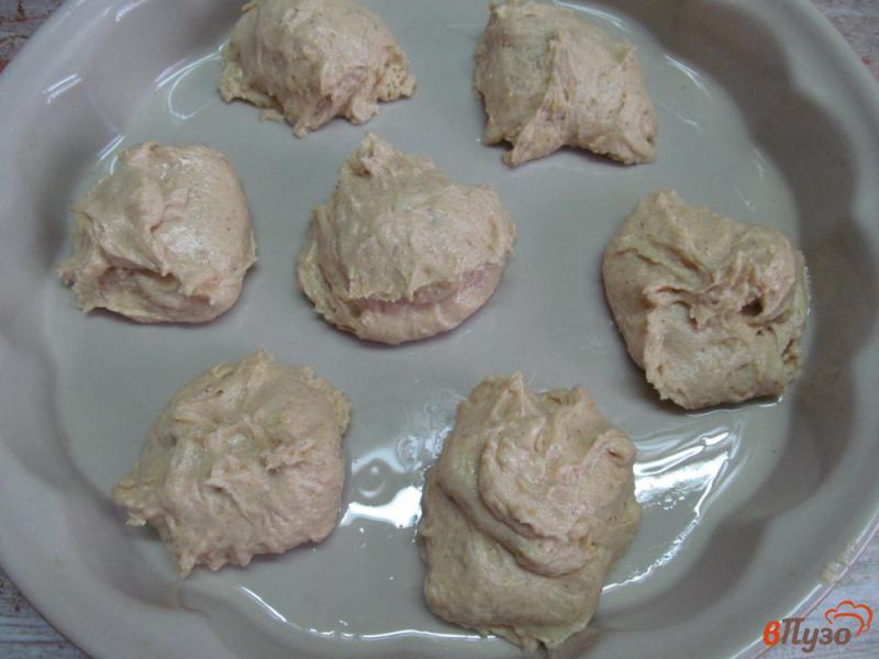 Фото приготовление рецепта: Тыквенные булочки под сахарной глазурью шаг №5