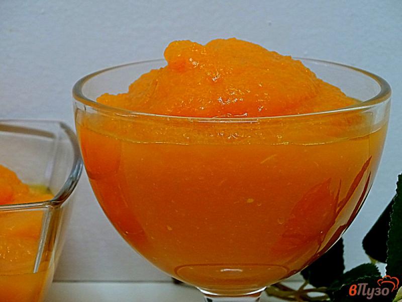 Фото приготовление рецепта: Десерт из тыквы с лимоном в микроволновке шаг №9