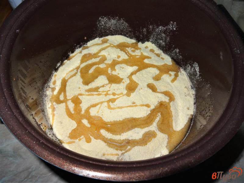 Фото приготовление рецепта: Постный яблочный насыпной пирог шаг №9