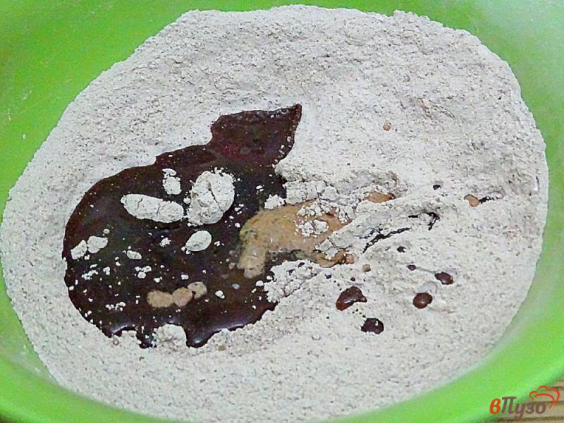 Фото приготовление рецепта: Пирог шоколадный постный шаг №5