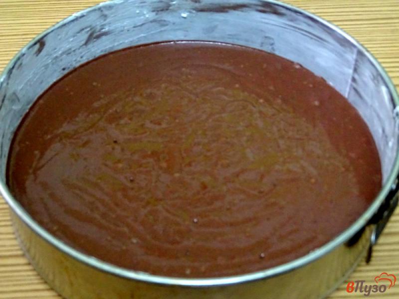 Фото приготовление рецепта: Пирог шоколадный постный шаг №8