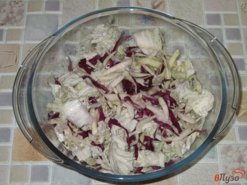 Фото приготовление рецепта: Салат капустный шаг №4