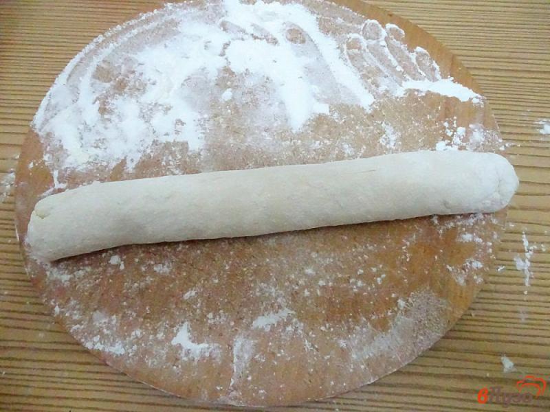 Фото приготовление рецепта: Пирожки из быстрого слоёного теста шаг №6