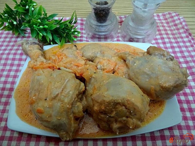 Фото приготовление рецепта: Куриные голени во вкусном соусе шаг №9
