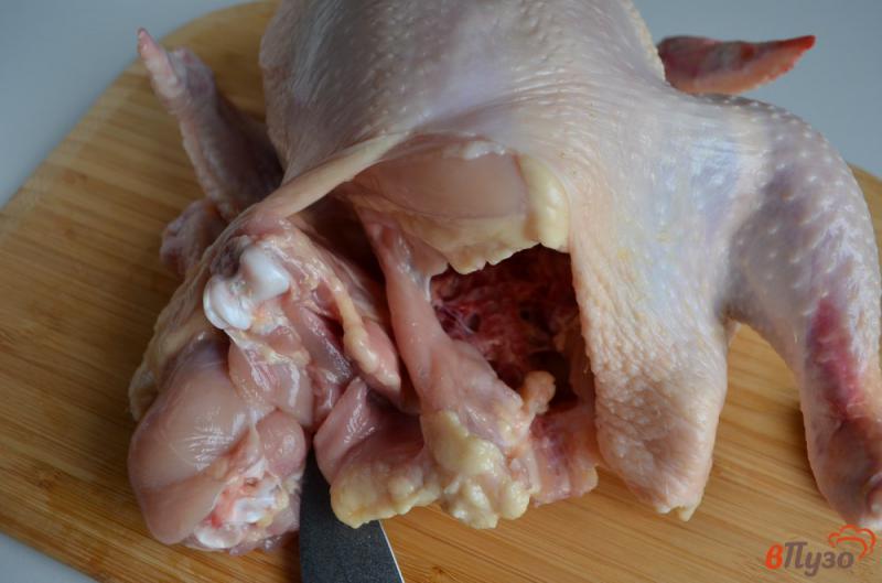 Фото приготовление рецепта: Праздничная курица шаг №4