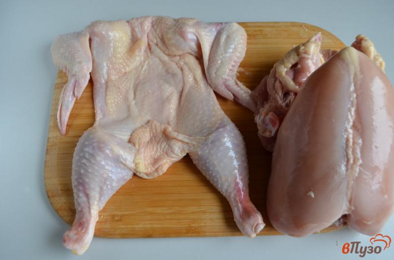 Фото приготовление рецепта: Праздничная курица шаг №5