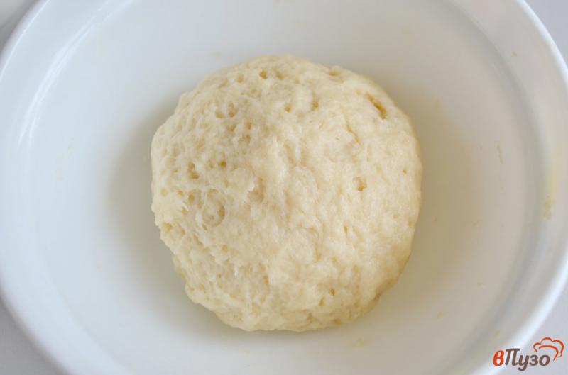 Фото приготовление рецепта: Пирог с рисом, ветчиной и фасолью шаг №4