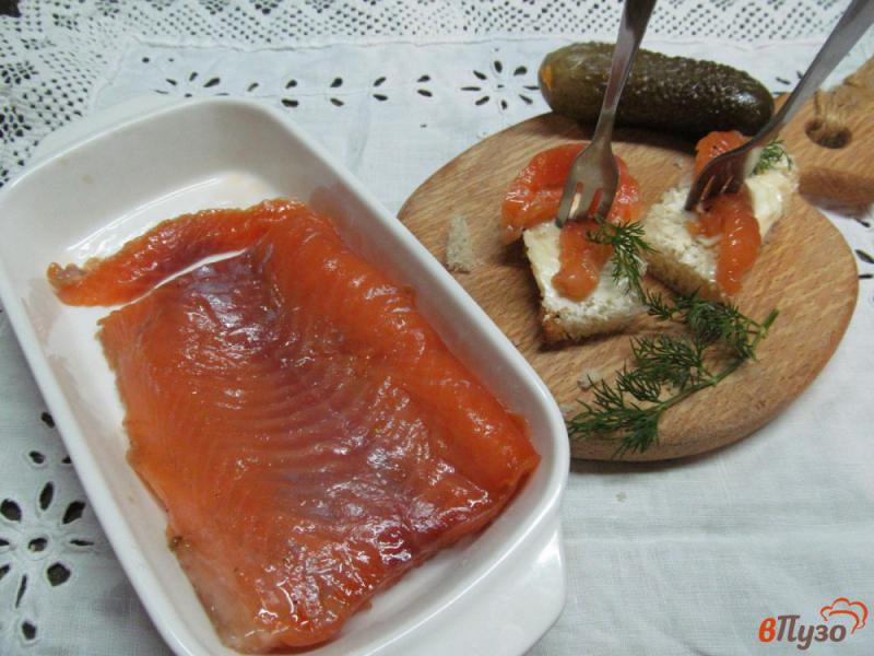 Фото приготовление рецепта: Маринованный лосось в апельсине с кориандром шаг №7