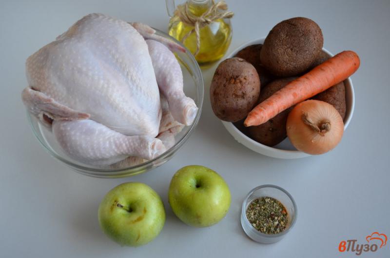 Фото приготовление рецепта: Курица с яблоками шаг №1