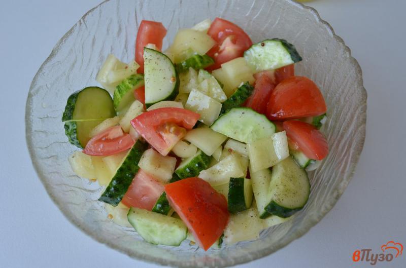 Фото приготовление рецепта: Витаминный салат шаг №4