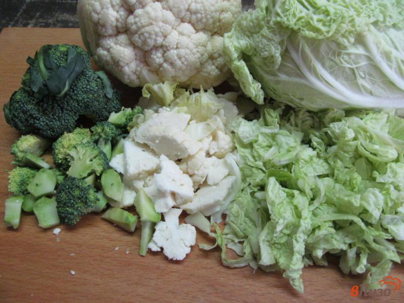 Фото приготовление рецепта: Сур с копченостями и овощами шаг №5