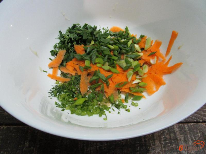 Фото приготовление рецепта: Салат «Вдохновение» из курицы с морковью шаг №3