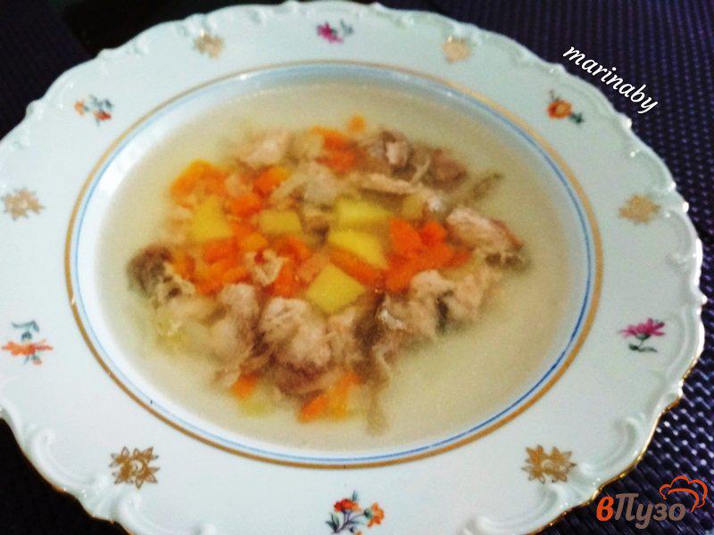 Фото приготовление рецепта: Рыбный суп из кеты шаг №7