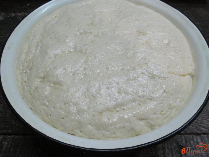 Фото приготовление рецепта: Пирог на картофельном тесте с консервированным лососем шаг №10