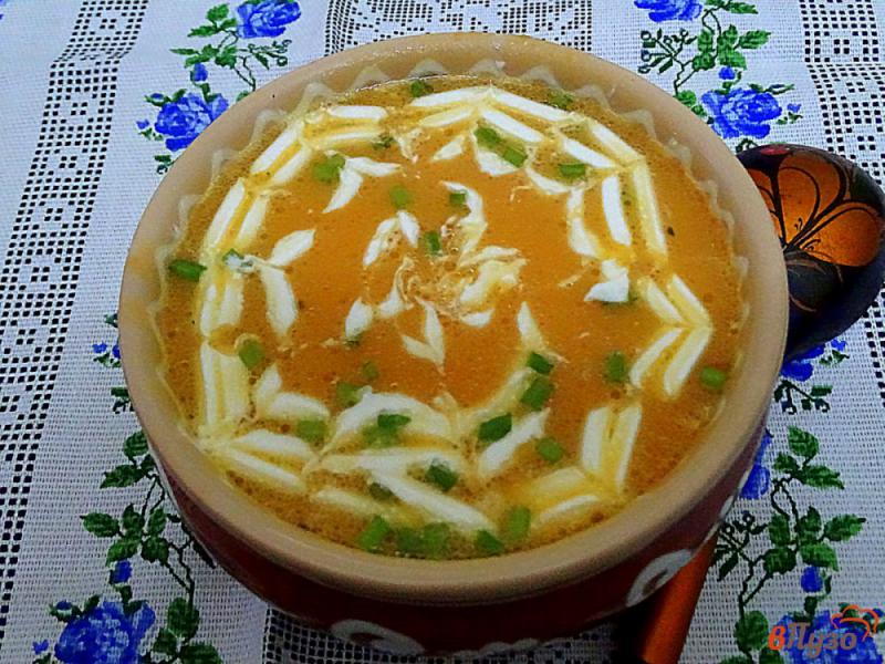 Фото приготовление рецепта: Суп пюре из тыквы, болгарского перца и картофеля шаг №6