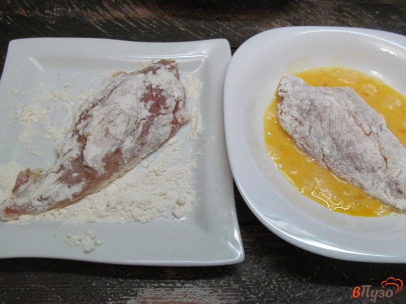 Фото приготовление рецепта: Фаршированные куриные грудки в соусе маринара шаг №4