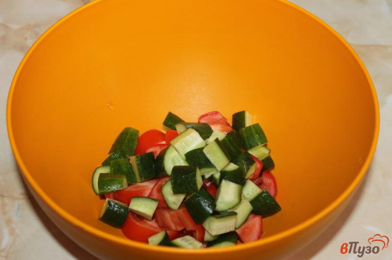 Фото приготовление рецепта: Овощной салат с морковью по - корейски шаг №2