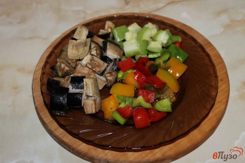 Фото приготовление рецепта: Овощи тушеные в соусе терияки с кунжутом шаг №2