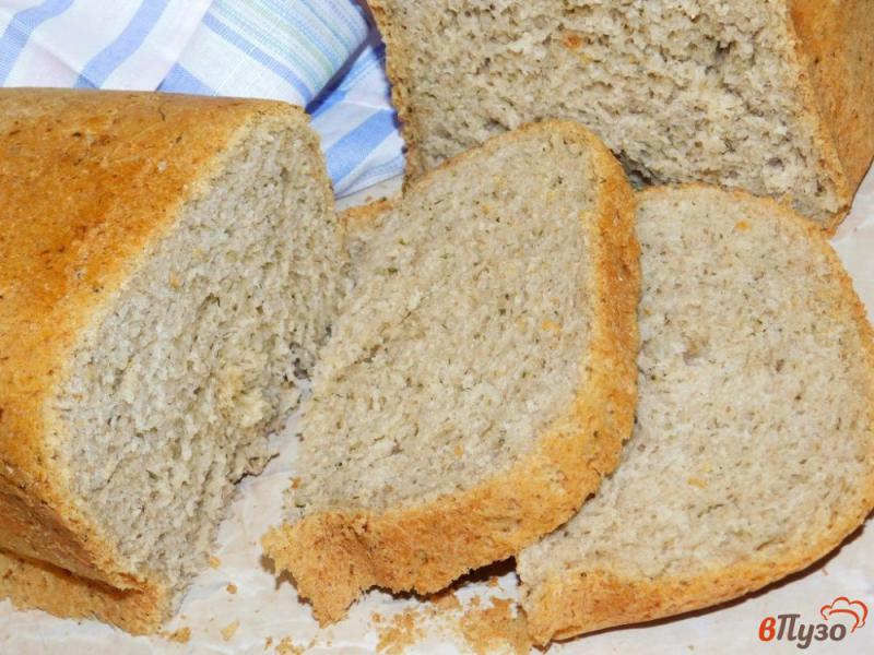 Фото приготовление рецепта: Ржано-пшеничный хлеб с сухим молоком шаг №5