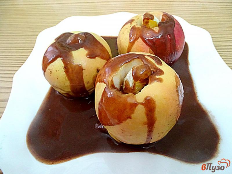 Фото приготовление рецепта: Яблочный десерт шаг №10