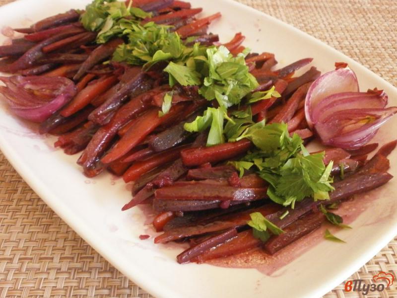 Фото приготовление рецепта: Конфи из моркови с имбирем и кориандром шаг №10