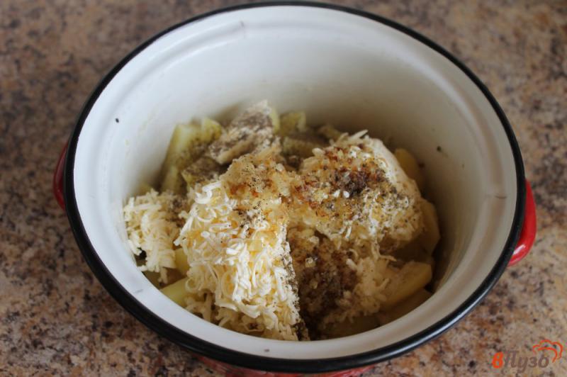 Фото приготовление рецепта: Сливочное картофельное пюре шаг №4