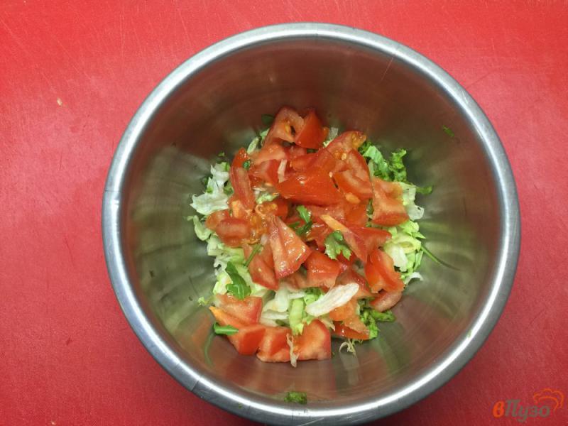 Фото приготовление рецепта: Овощной салат с морковью по - корейски шаг №3