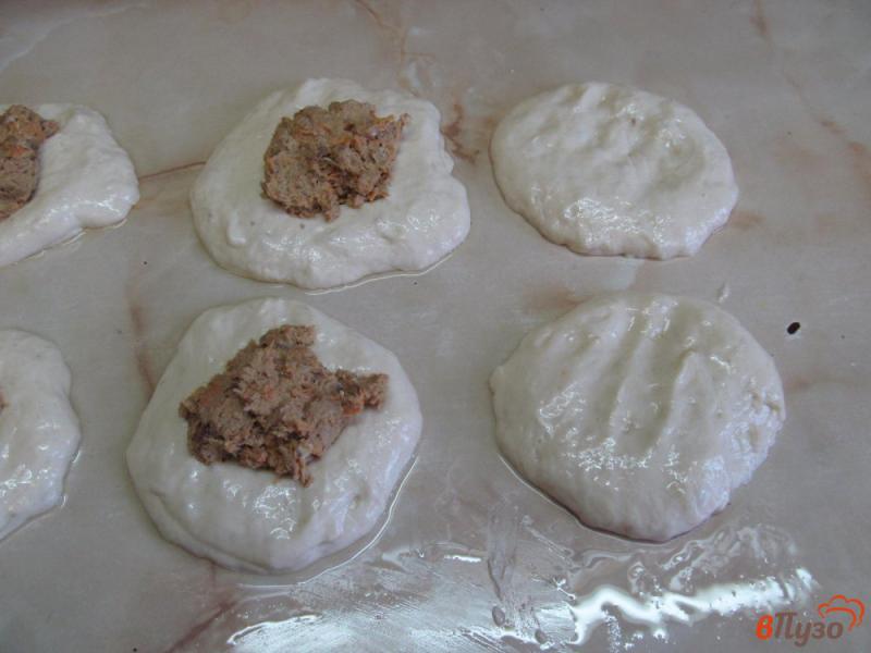 Фото приготовление рецепта: Пирожки из жидкого теста шаг №9