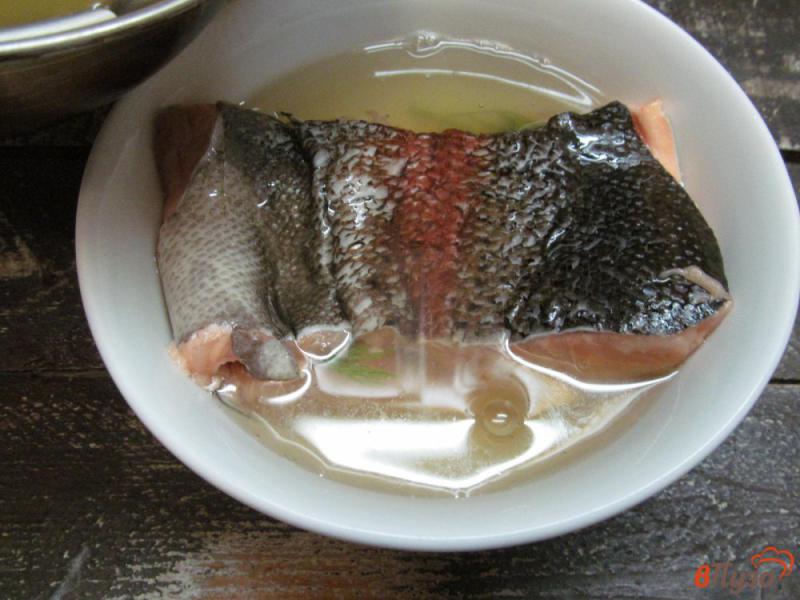Фото приготовление рецепта: Как засолить красную рыбу в жидком маринаде шаг №6