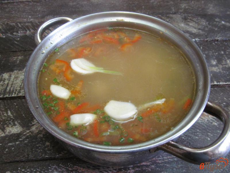 Фото приготовление рецепта: Суп из сельдерея с овсянкой шаг №5