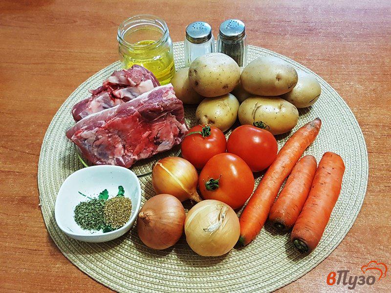 Фото приготовление рецепта: Овощной суп со свиными ребрышками шаг №1