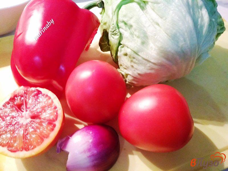 Фото приготовление рецепта: Овощной салат с заправкой шаг №1