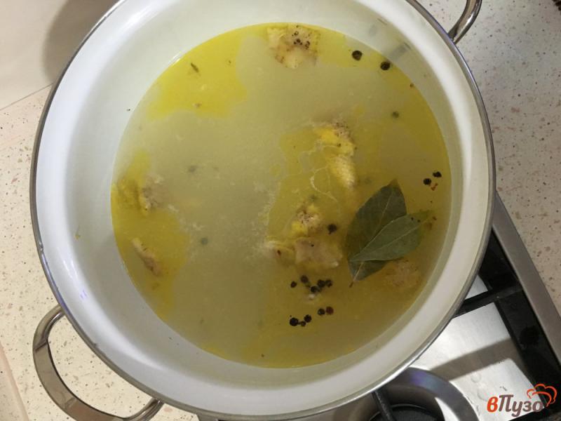 Фото приготовление рецепта: Овощной суп на курином бульоне шаг №2
