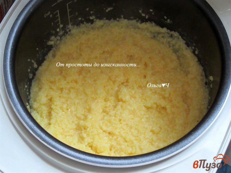 Фото приготовление рецепта: Кукурузная каша в мультиварке (постная) шаг №3