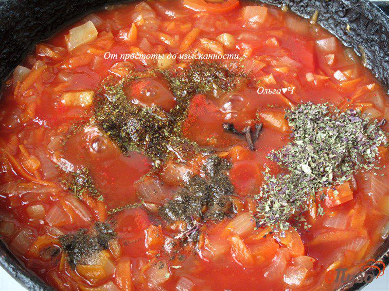 Фото приготовление рецепта: Постный суп Харчо шаг №5