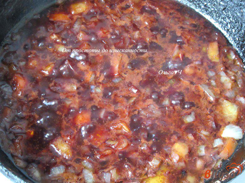 Фото приготовление рецепта: Суп с креветками и рисом «Южная ночь» шаг №5
