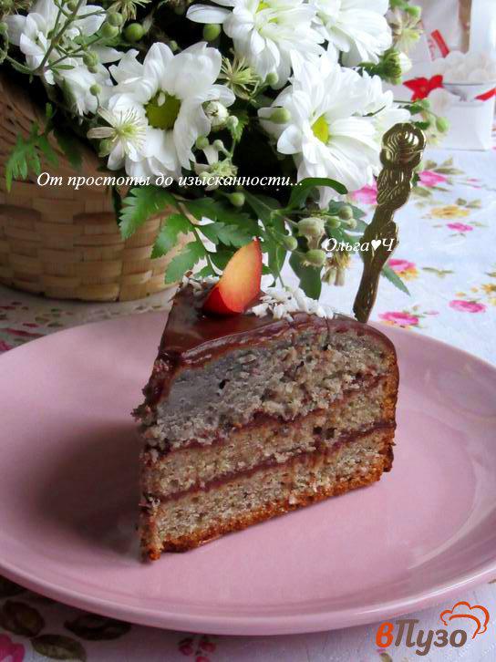 Фото приготовление рецепта: Торт «Мальвина» шаг №11