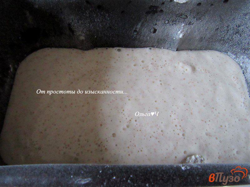 Фото приготовление рецепта: Ржано-пшеничный хлеб с соевым соусом шаг №3