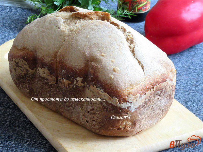 Фото приготовление рецепта: Ржано-пшеничный хлеб с соевым соусом шаг №4