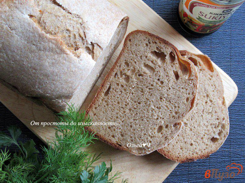 Фото приготовление рецепта: Ржано-пшеничный хлеб с соевым соусом шаг №5