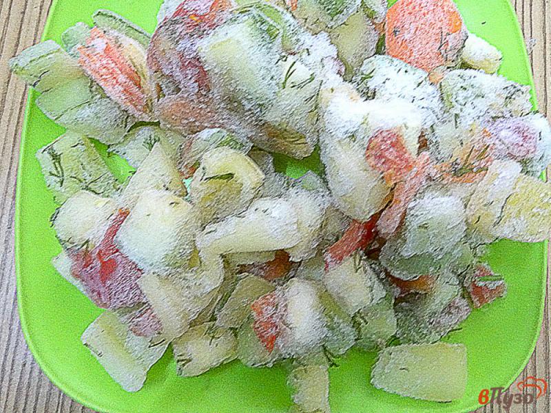 Фото приготовление рецепта: Замороженные овощи на гарнир шаг №3