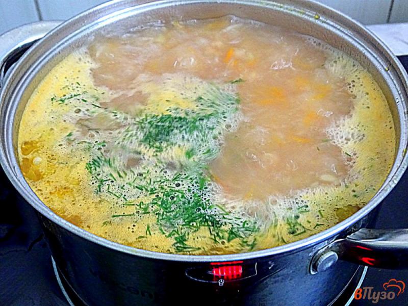 Фото приготовление рецепта: Суп с фасолью за 35 минут шаг №7