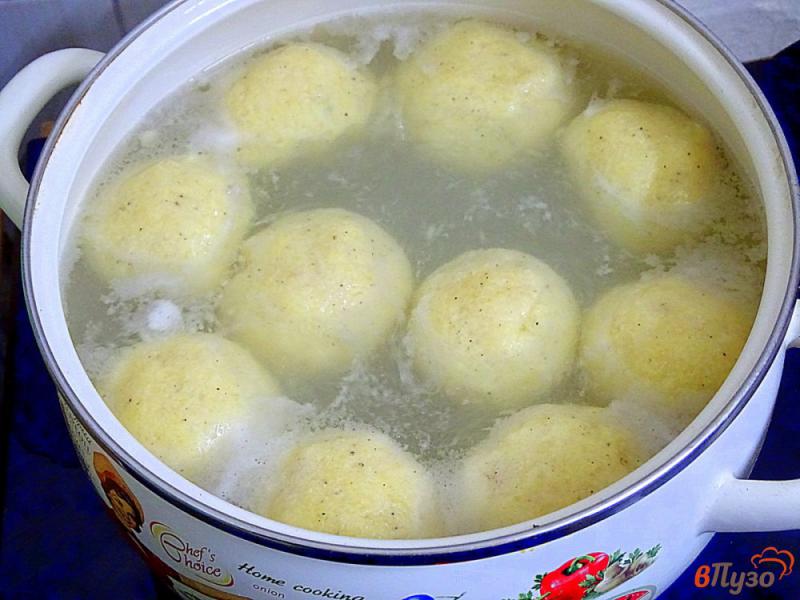 Фото приготовление рецепта: Картофельные кнедлики с мясом шаг №13