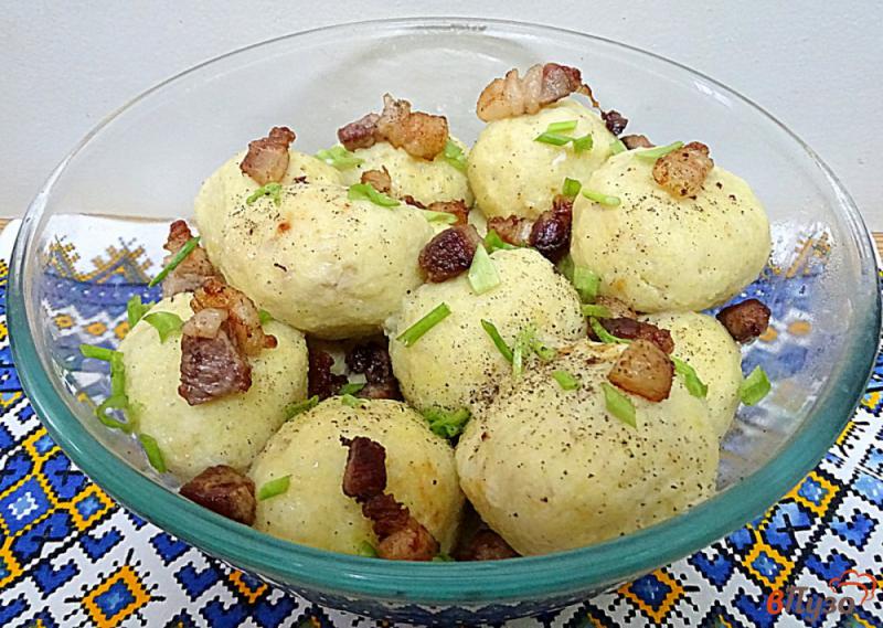 Фото приготовление рецепта: Картофельные кнедлики с мясом шаг №14