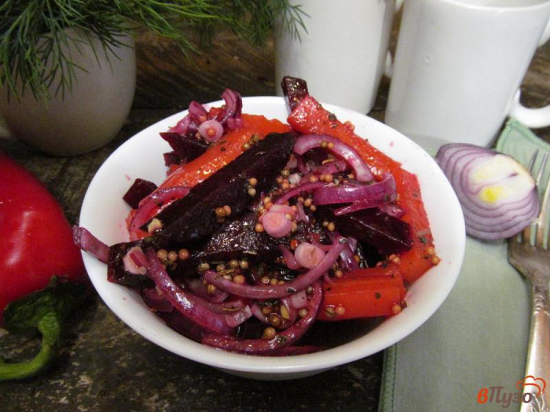 Фото приготовление рецепта: Маринованный салат из запеченных овощей шаг №6
